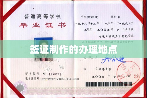 公安签证制作的办理地点