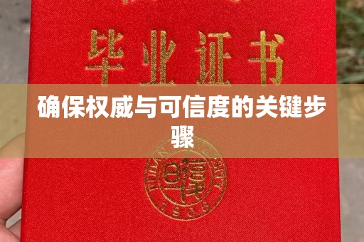 公安确保权威与可信度的关键步骤